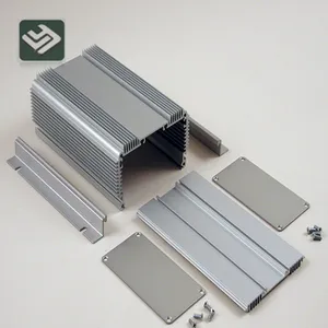 Carcasa de extrusión de aluminio 6063 personalizada de fabricación Liangyin para carcasa eléctrica con mecanizado CNC