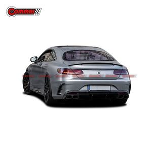 Évents pneumatiques arrière pour <span class=keywords><strong>Mercedes</strong></span>, Kit de carrosserie pour <span class=keywords><strong>Mercedes</strong></span> Bens classe S coupé, Fiber de carbone forgée Style soutiens-gorge, c117 S63, mise à jour - Product Image 3