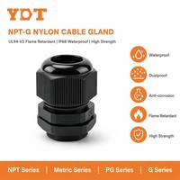 Presse-étoupe en nylon G-type avec filetage américain NPT 1/4 et connexion filetage britannique, tête de fixation, joint étanche