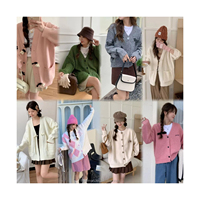 Kardigan & Sweater Wol Wanita Grosir Kantong, Pakaian Luar Hangat, Penjualan Langsung Pabrik