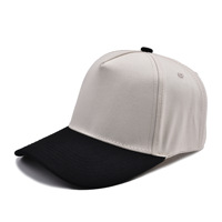 Gorra de Béisbol de Cinco Paneles con Bloques de Color, de Algodón, Bordada, Lisa, Estilo Trucker, Casual, Unisex, Ajustable, para las Cuatro Estaciones, Estilo Europeo