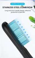 Nouvelle Arrivée d'Usine - Peigne Anti-Insectes Intelligent Rechargeable par USB, Brosse Anti-Puces, Anti-Lentes et Anti-Acariens pour Chiens et Chats