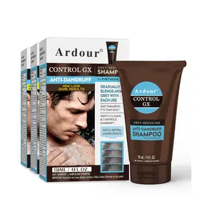 Versand bereit Kein Ammoniak 2-IN-1 Shampoo und Conditioner Organische natürliche Kräuter abdeckung Graues Haar Schwarzes Haar färbemittel Farb creme