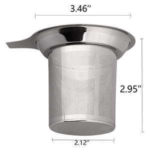 طقم مع ملعقة منزلقة وغطاء خيزران ، صينية خشبية ، سلة شاي مجموعة ناقع الشاي طقم صانع الشاي - Product Image 5