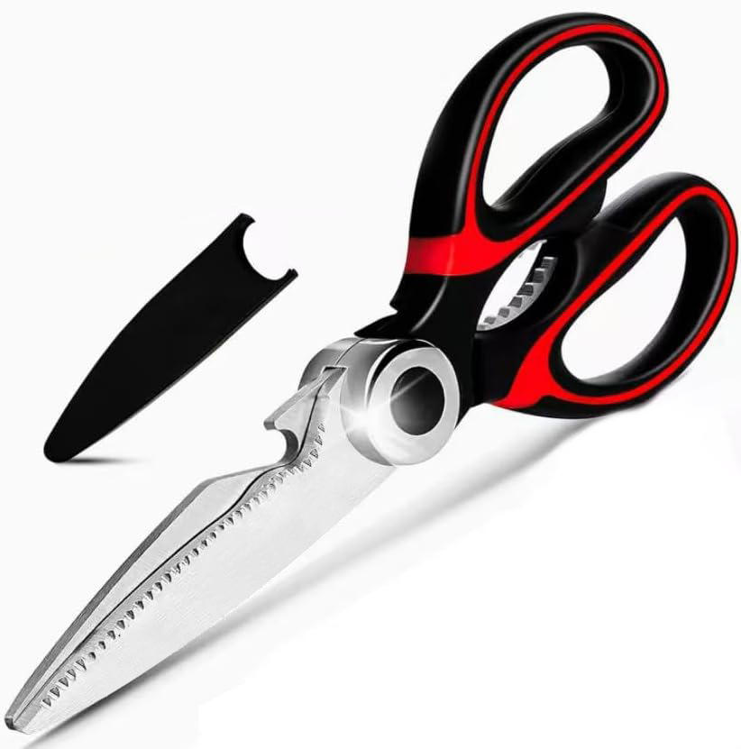 Emballé dans un noir et rouge