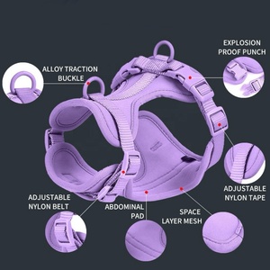 <strong>2026</strong> Hot Sale Waterproof Adjustable Luxury Custom <strong>Pet</strong> Dog <strong>Collar</strong> Leash Harness Set - Product Image 2