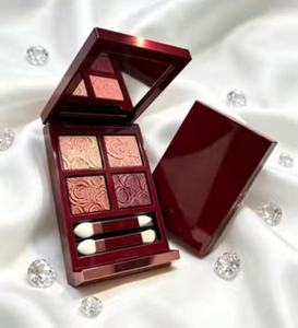 Luxury 4-color rose <b>eye</b> <b>shadow</b> palette high pigment <b>eye</b> <b>shadow</b> durable waterproof <b>eye</b> <b>shadow</b> daily and party <b>eye</b> makeup - Product Image 4