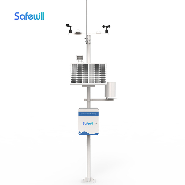 Safewill Customized Weather Station 7 in 1 RS485 Outdoor Digital Wind Meter Hygrometer Meteorological Automatic Weather Station