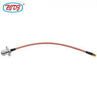 Fabricant Fiche mâle SMA à N femelle Jack panneau bride châssis montage 4 trous RG400 câble de raccordement 30cm connecteur rf
