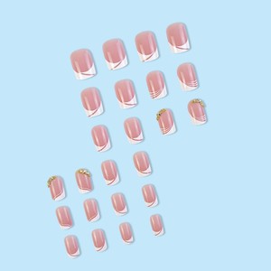 24 Uñas Postizas Cortas Cuadradas de la Marca Pure Desire, Uñas Artificiales para Salón de Belleza - Product Image 3
