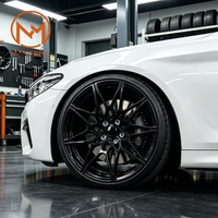 Jantes en alliage Maxtera forgées sur mesure, finition noir brillant, style 826M, pour voitures particulières BMW M2 M3 M4 M340i M440i Série 3 4 5 X3M X4M