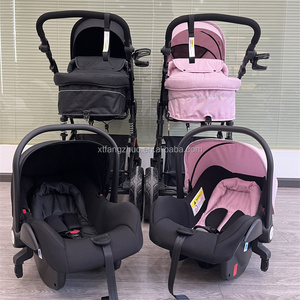 New Model <b>for</b> Girls Toddler With Rain Cover 3-in-1 Style Two Way Push Reversible Pram - Product Image 6