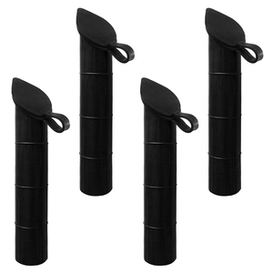 Supporto per canna da pesca usato in 4 pezzi con rivestimento in gomma per tubo a manica interna angolazione di 30 gradi - Product Image 1
