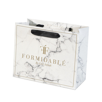 Luxuriöse Braune Kraftpapier-Geschenktüten mit Baumwollgriff, Individuell Bedrucktem Goldfolien-Logo, Langlebige Recycelbare Verpackung für Schuhe