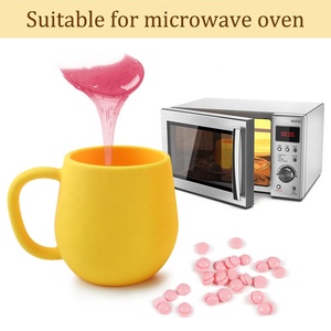 Reusable Non <b>Stick</b> <b>Silicone</b> Wax Melting Cup Microwave Safe Hard Wax Beads Heating Mug for Hair Removal - Product Image 2