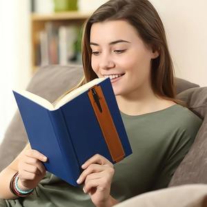 Portapenne Elastico Durevole in Pelle con Fascia Elastica per Laptop/Tablet - Uso Scolastico e d'Ufficio - Product Image 6