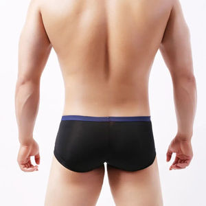 HAGO OEM sostenibile in bambù traspirante <span class=keywords><strong>Mini</strong></span> Boxer da <span class=keywords><strong>uomo</strong></span> con imballaggio logo personalizzato - Product Image 3
