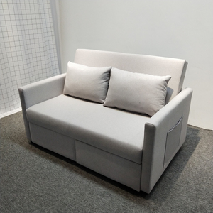 Sofá <span class=keywords><strong>cama</strong></span> plegable de tela para sala de espera, sofá <span class=keywords><strong>cama</strong></span> de <span class=keywords><strong>dos</strong></span> asientos, diseño moderno - Product Image 1
