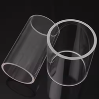 Haute température résistant à la chaleur Uv Quartz produits verre Quartz tuyau four tuyau Quartz Tube Plasma