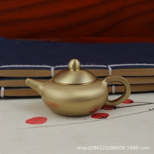 Brass Rồng và Phượng mahjong ấm trà thủ công mỹ nghệ kim loại quà tặng - Product Image 6