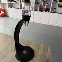 Ensemble décanteur à vin en plastique Magic Quick avec verseur et aérateur rapide, coffret cadeau, design vintage de luxe léger