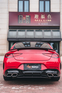 Kit carrosserie style GT63 amélioré pour Mercedes-Benz CLS, état neuf, comprenant pare-chocs, jupes latérales, diffuseur, extensions d'ailes et échappement - Product Image 6