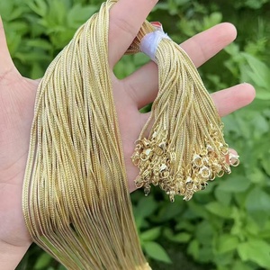 สร้อยคอชุบทองสำหรับเครื่องประดับ DIY ทำง่ายกระดูกไหปลาร้าโซ่สำหรับเสน่ห์เครื่องประดับแฟชั่นทำด้วยมือสำหรับผู้หญิง - Product Image 5