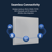 Lector RFID UHF Integrado con Android para Control de Acceso de Vehículos, Gestión de Estacionamiento de Autos y Camiones, Almacenes y Control de Inventario, 4G, Lectura de 0-10m