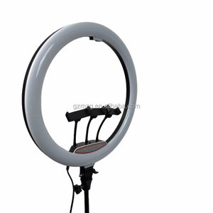 18 Inch LED <b>Ring</b> Light Adjustable Color Temperature Remote Control Portable Camera <b>Phone</b> Live Streaming Photography Light - Product Image 3