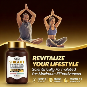 Cápsulas de Shilajit Puro do Himalaia de Qualidade Premium com Marca Privada Personalizada ODM/OEM para Suplemento Dietético Adulto - Product Image 5