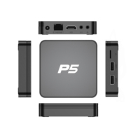 Lecteur réseau HD P5 Android Allwinner H313 Android 10.0 4K 3D HDR Smart Box avec décodeurs 2.4G 5G WiFi 2G/8G décodeurs tv box