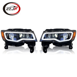 CZJF parti modificate aggiornamento fari a LED luci anteriori per <span class=keywords><strong>Jeep</strong></span> Grand <span class=keywords><strong>Cherokee</strong></span> <span class=keywords><strong>2014</strong></span> 2015 2016 2017 2018 2019 2020 2021 - Product Image 2