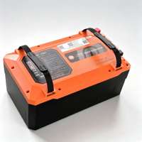 Batterie au phosphate de fer et de lithium 64V 50Ah/100Ah/150Ah LiFePO4 avec BMS intelligent intégré, pack haute capacité et durable pour tricycle électrique