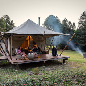 <span class=keywords><strong>Tente</strong></span> de camping safari 4 saisons avec salle de bain et <span class=keywords><strong>cuisine</strong></span>, maison en bois préfabriquée - Product Image 4