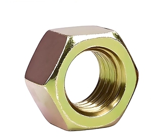 Tuercas hexagonales de acero zincado de grado 8 LeGood, color resistente, M6 - Product Image 1