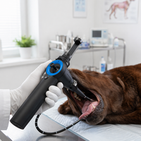 Endoscope vétérinaire EUR VET 75 cm, 5,8 mm, 2,0 mm, poignée de direction universelle à 360°, connexion Wi-Fi, Android, iPad, pour hôpital vétérinaire pour petits animaux