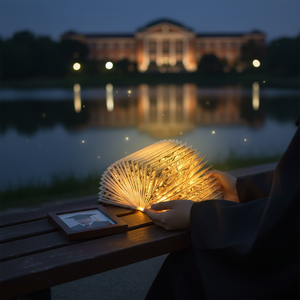 Innovadora Lámpara de Libro 3D LED Plegable de Papel con Diseño de Cómic 2026, Mini Lámpara de Mesa Personalizada, Luces de Libro Únicas, Regalo Corporativo de Graduación - Product Image 1