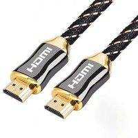 Câble HDMI 2.0 Xput Mâle-Mâle Plaqué Or Coaxial Tressé Haute Vitesse 1080P pour PS4, Home Cinéma, Moniteur, HDTV