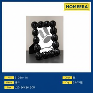 Ornement pour présentoir de décoration intérieure-Panneau en céramique et vitrail noir L205 W255CM Présentoir décoratif - Product Image 1