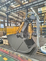 Godet de préhension robotisé MONDE pour excavatrice, idéal pour la manutention de déchets en vrac et la préhension de matériaux de récupération