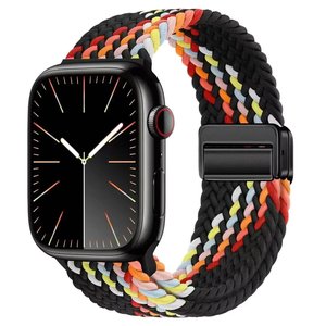 Correa de reloj trenzada elástica de nailon para Apple Watch Series 11 10 9 8 46mm 45mm 44mm 42mm correa de reloj de tela para Ultra 3 2 49mm - Product Image 6
