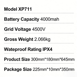 Pièges à insectes solaires XP711 4500V Haute Tension Double Bande 365nm 395nm Étanche IPX4 Conception <span class=keywords><strong>Anti</strong></span>-Touch Sûre Extérieur Écologique - Product Image 2