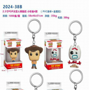 พวงกุญแจฟันโกะป๊อป ทอย สตอรี่ วู้ดดี้และฟอร์กี้ ตุ๊กตาการ์ตูนพลาสติก ของสะสม ของขวัญ - Product Image 3