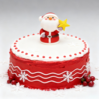 Nuevos Adornos Comestibles para Pasteles con Forma de Papá Noel de Navidad, Empaquetados Individualmente, para Decoración de Pasteles de Panadería de Año Nuevo y Navidad