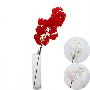 Ramo de Flores Artificiales de 95 cm de Largo, Flores Mixtas Hechas a Mano de Plástico para Decoración del Hogar, Estilo Clásico, Decoración Interior Duradera, ZAA Br - Product Image 1