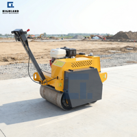 Mini-compacteur routier manuel à tambour unique de 500 kg, fabriqué en Chine, à bas prix