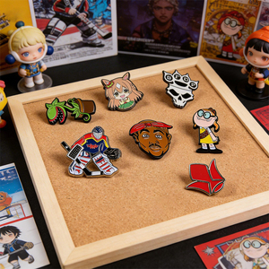 เข็มกลัดเคลือบแบบกำหนดเอง โลโก้ส่วนตัว เข็มกลัดเคลือบแข็งแบบตลกน่ารัก ลายการ์ตูน ป้ายโลหะน่ารัก ป้ายโลหะขายส่ง - Product Image 5