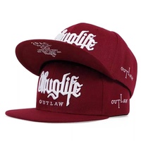 Casquettes Snapback Hip Hop Unisexe à 6 Panneaux à Visière Plate avec Broderie Sportive Personnalisable pour Hommes et Femmes