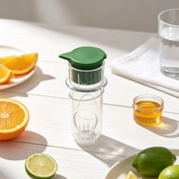Anti-spat handpers citruspers voor citroen, limoen, sinaasappel, voor thuis & bar gebruik, draagbare mini handmatige citroenpers