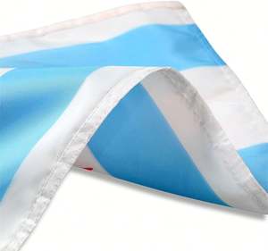 Lot de 2 drapeaux de voiture en polyester double face Chicago avec mât de 17 pouces, utilisation extérieure, clip de fenêtre, convient à la plupart des voitures - Product Image 3